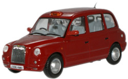 Oxford Diecast TX4006 TX4 Taxi Nightfire Red 1:43