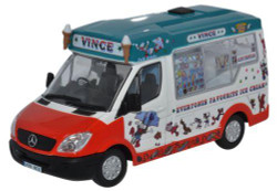 Oxford Diecast WM005 Whitby Mondial Mercedes Ice Cream Van Vinces 1:43