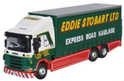 Oxford Diecast STOB012 Eddie Stobart Collection Scania 94 6 Wheel Curtainside OO
