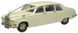 Oxford Diecast DS001W Daimler DS420 Limousine Wedding Car Old English White 1:43