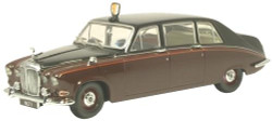 Oxford Diecast DS004 Daimler DS420 Limousine Claret/Black Queen Mother 1:43
