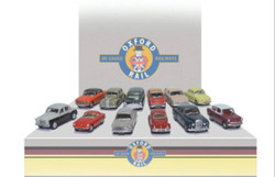 Oxford Rail 76CPK001 Carflat Car Pack 1960s Cars x4 Assorted OO Gauge