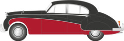Oxford Diecast NJAG9004  Jaguar Mk8/9 Black/Imperial Maroon N Gauge