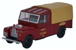 Oxford Diecast LAN1109009 Land Rover Series I 109'' Canvas British Railways 1:43