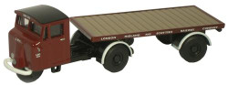 Oxford Diecast NMH009 Scammell Mechanical Horse Flatbed Trailer LMS N Gauge