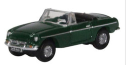 Oxford Diecast NMGB003 MGB Roadster British Racing Green N Gauge