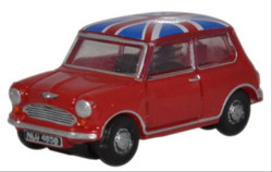 Oxford Diecast NMN001 Mini Tartan Red / Union Flag N Gauge