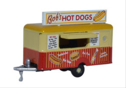 Oxford Diecast NTRAIL001 Mobile Trailer Bobs Hot Dogs N Gauge