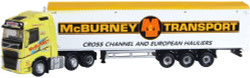 Oxford Diecast NVOL4008 Volvo FH4 Walking Floor Mc Burney N Gauge