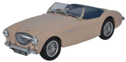 Oxford Diecast AH1002 Austin Healey 100 BN1 (Tonneau) Coronet Cream 1:43