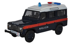 Oxford Diecast 76DEF016 Land Rover Defender Station Wagon Hong Kong Police OO