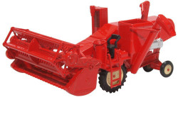 Oxford Diecast 76CHV001 Combine Harvester Red OO Gauge