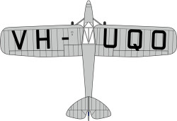 Oxford Aviation 72PM007 DH80a Puss Moth VH-UQO My Hildegarde Air Race 1:72
