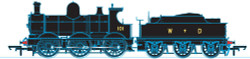 Oxford Rail 76DG006 Dean Goods Steam Locomotive War Department OO Gauge