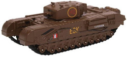 Oxford Diecast 76CHT004 Churchill Tank 6th Guards Brigade 1943 OO Gauge