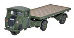 Oxford Diecast NMH017 Scammell Mechanical Horse Flatbed RASC N Gauge