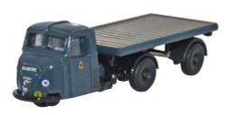 Oxford Diecast NRAB011 Scammell Scarab Flatbed Trailer RAF N Gauge