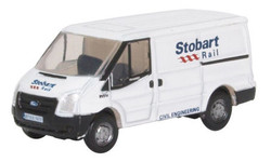 Oxford Diecast NFT012 Ford Transit MkV Stobart Rail Low N Gauge