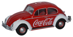 Oxford Diecast 76VWB009CC VW Beetle Coca Cola OO Gauge