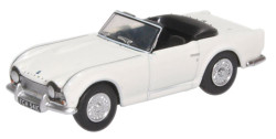 Oxford Diecast 76TR4003 Triumph TR4 New White OO Gauge