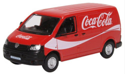 Oxford Diecast 76T5V003CC VW T5 Van Coca Cola OO Gauge