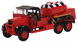 Oxford Diecast 76WOT002 Ford WOT1 Crash Tender RAF Catterick (Red) OO Gauge