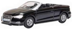 Oxford Diecast 76S3002 Audi S3 Cabriolet Mythos Black OO Gauge