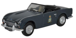 Oxford Diecast 76TR4004 Triumph TR4 103MU RAF Akrotiri Cyprus OO Gauge