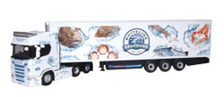 Oxford Diecast 76SNG001 Scania S Series Highline Fridge Whitelink Seafoods OO