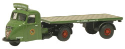 Oxford Diecast 76RAB005 Scammell Scarab Flatbed Trailer BRS Parcels OO Gauge