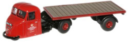 Oxford Diecast 76RAB007 Scammell Scarab Flatbed Trailer PO Supplies Dept OO