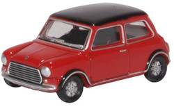 Oxford Diecast 76MCS003 Mini Cooper MkII Tartan Red/Black OO Gauge