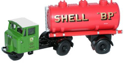 Oxford Diecast 76MH012 Mechanical Horse Tank Trailer Shell-Mex & BP Ltd OO Gauge