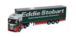 Oxford Diecast 76MB001 Mercedes Actros MP4 GSC Curtainside E. Stobart OO Gauge
