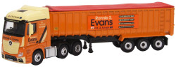 Oxford Diecast 76MB008 Mercedes Actros SSC Tipper Ronnie S Evans OO Gauge