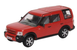 Oxford Diecast 76LRD008 Land Rover Discovery 3 Rimini Red Metallic OO Gauge