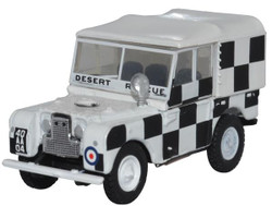 Oxford Diecast 76LAN180009 Land Rover Series 1 RAF Tripoli Desert Rescue Team OO