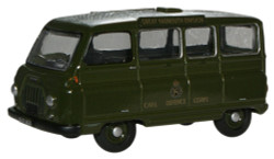 Oxford Diecast 76JM021 Morris J2 Minibus Civil Defence OO Gauge
