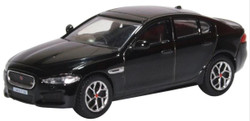 Oxford Diecast 76JXE003 Jaguar XE Narvik Black OO Gauge