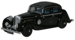 Oxford Diecast 76JSS002 Jaguar 2.5 Litre Saloon Black SS OO Gauge