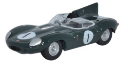 Oxford Diecast 76DTYP001 Jaguar D Type 1956 Le Mans OO Gauge