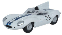 Oxford Diecast 76DTYP003 Jaguar D Type Winner Lime Rock 1957 - Walt Hansgen OO