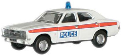 Oxford Diecast 76COR3004 Ford Cortina MkIII Devon & Cornwall Police OO Gauge