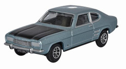 Oxford Diecast 76CP004 Ford Capri Mk 1 Blue Mink OO Gauge