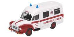 Oxford Diecast 76BED007 Bedford J1 Ambulance Dundalk Fire Service OO Gauge