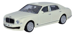 Oxford Diecast 76BM001 Bentley Mulsanne White OO Gauge