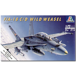ITALERI F/A 18 Hornet C/D 'Wild Weasel' 016 1:72 Aircraft Model Kit
