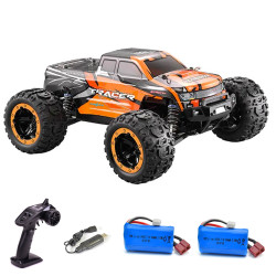 FTX Tracer RC Orange Monster Truck RTR Radio/Remote Controlled Car Bundle w/Battery