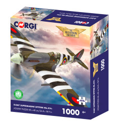 Corgi D-Day Supermarine Spitfire Mk.XIVc 1000pc Jigsaw Puzzle CG0005