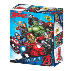 Marvel Avengers 500pc Prime 3D Jigsaw Puzzle MA32550